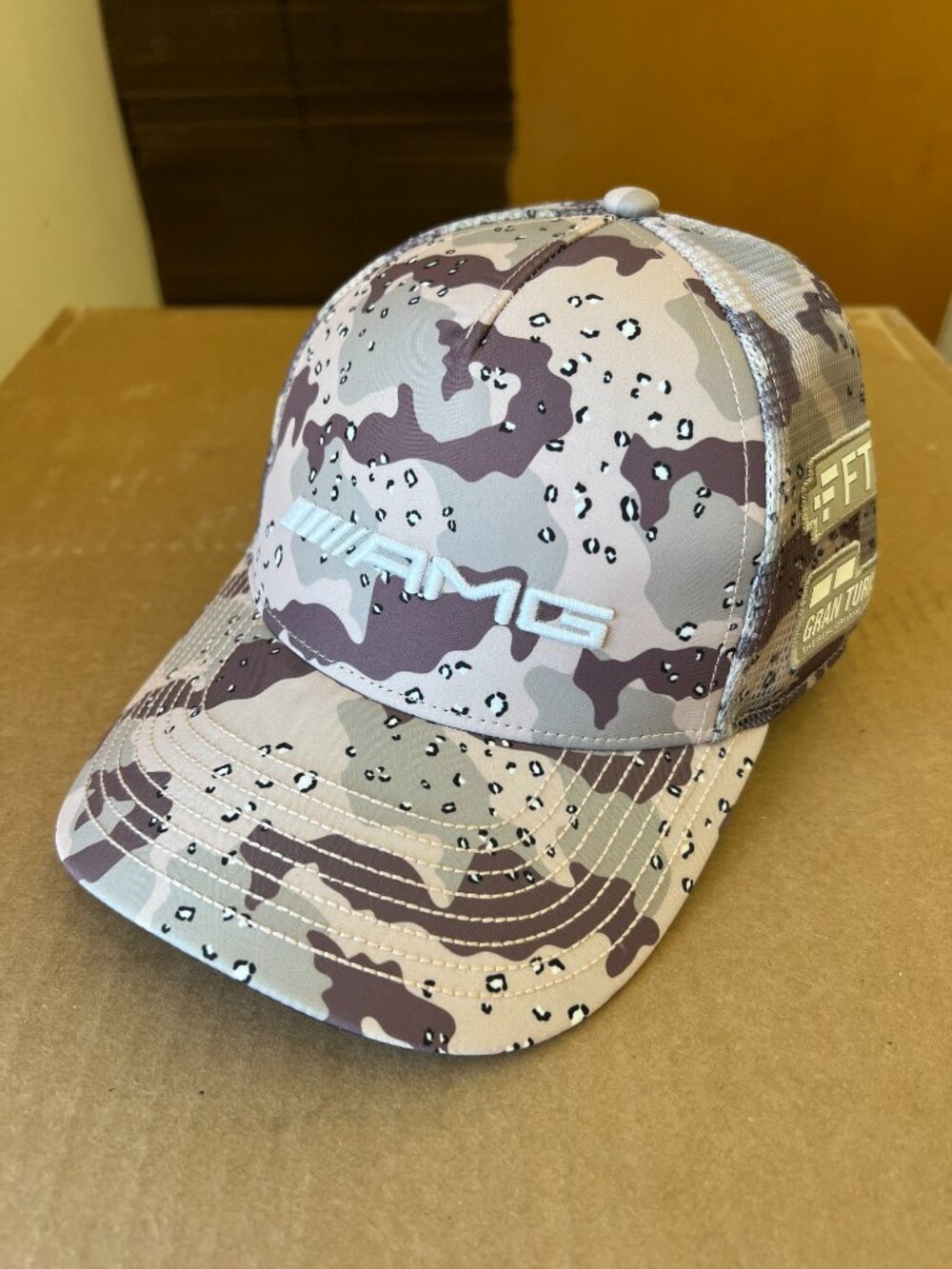 AMG Petronas Formula One Team Gran Turismo Monster Buckle Strap Mesh Tan Camo